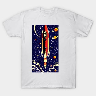 Retro Spaceship T-Shirt